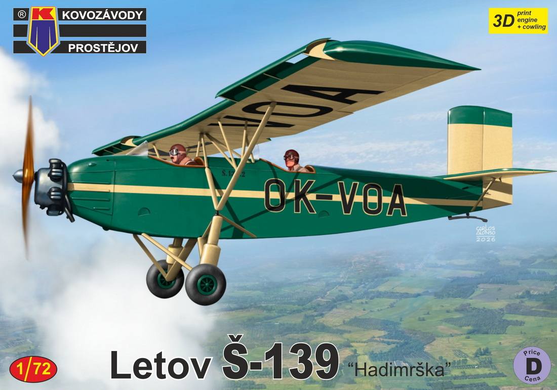 KP 0541 LETOV S-139 HADIMRSKA Aircraft Model Kits