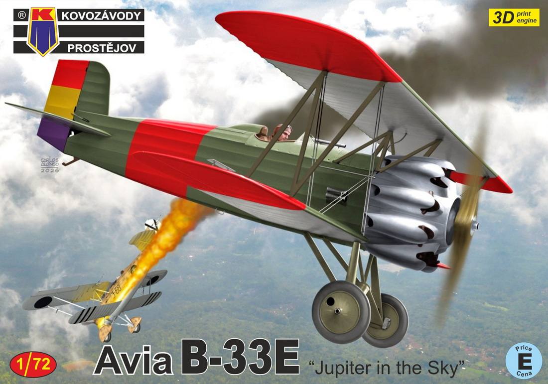 KP 0543 AVIA B-33E JUPITER IN THE SKY Aircraft Model Kits