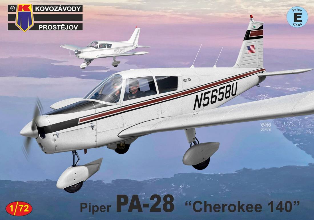 KP 0546 PIPER PA-28 CHEROKEE 140 Aircraft Model Kits