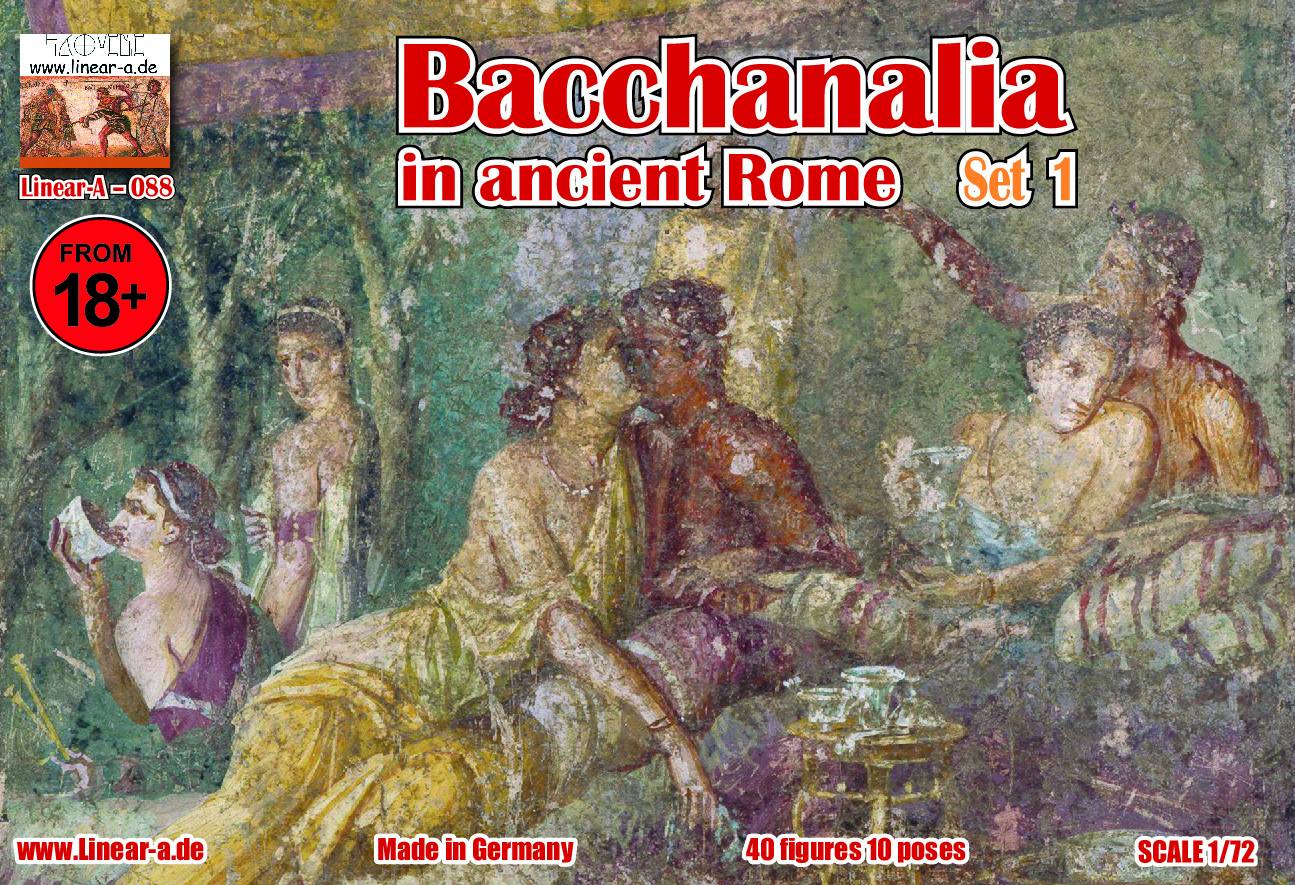 LINEAR-A LA088 BACCHANALIA IN ANCIENT ROME Model Figures