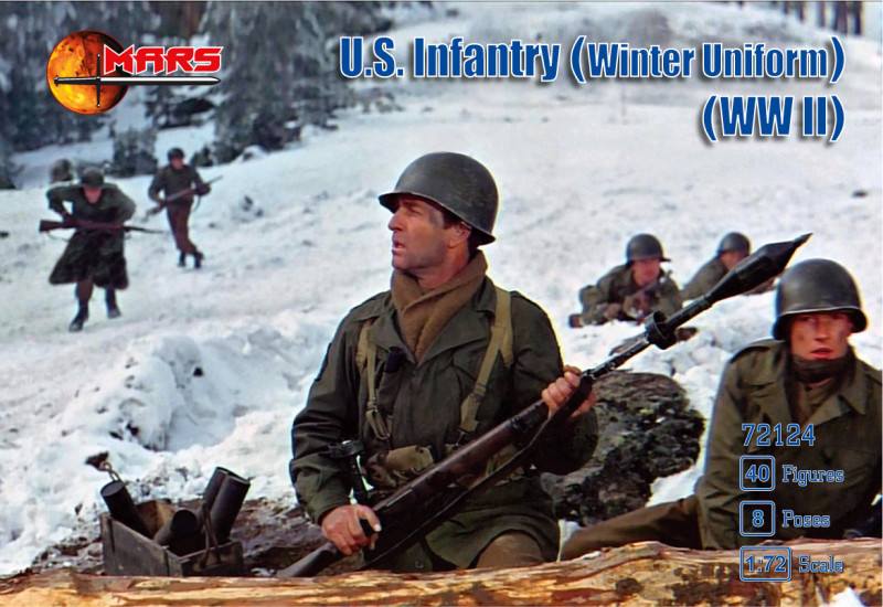 MARS 72124 WWII U.S. Infantry Winter Uniform Model Figures