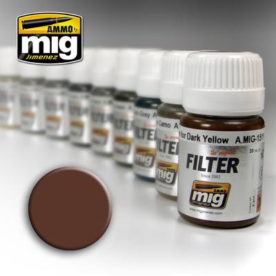 AMMO BY MIG JIMENEZ MIG1500 BROWN FOR WHITE FILTER UK SALE ONLY Paint & Accessories