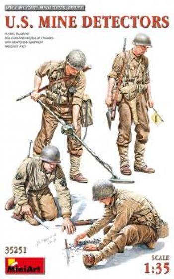 MINIART 35251 U.S. MINE DETECTORS Model Figures