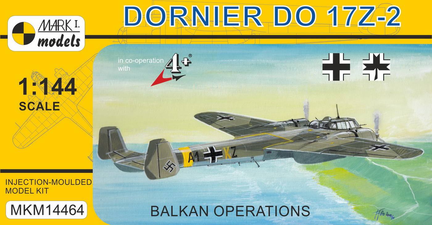 MARK I MODELS 14464 DORNIER DO 17Z-2 BALKAN OPERATIONS Aircraft Model Kits