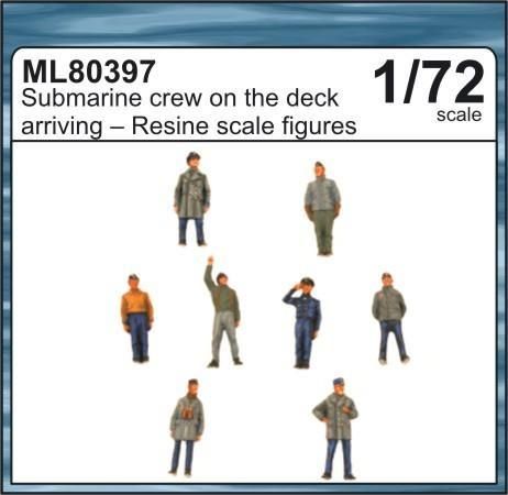 CMK 80397 SUBMARINE CREW ON THE DECK ARRIVING IN PORT Model Figures