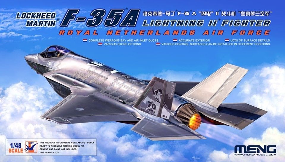 MENG LS-011 LOCKHEED MARTIN F-35A LIGHTNING II Aircraft Model Kits