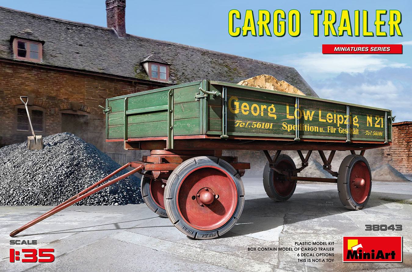 MINIART 38043 CARGO TRAILER Military Model Kits