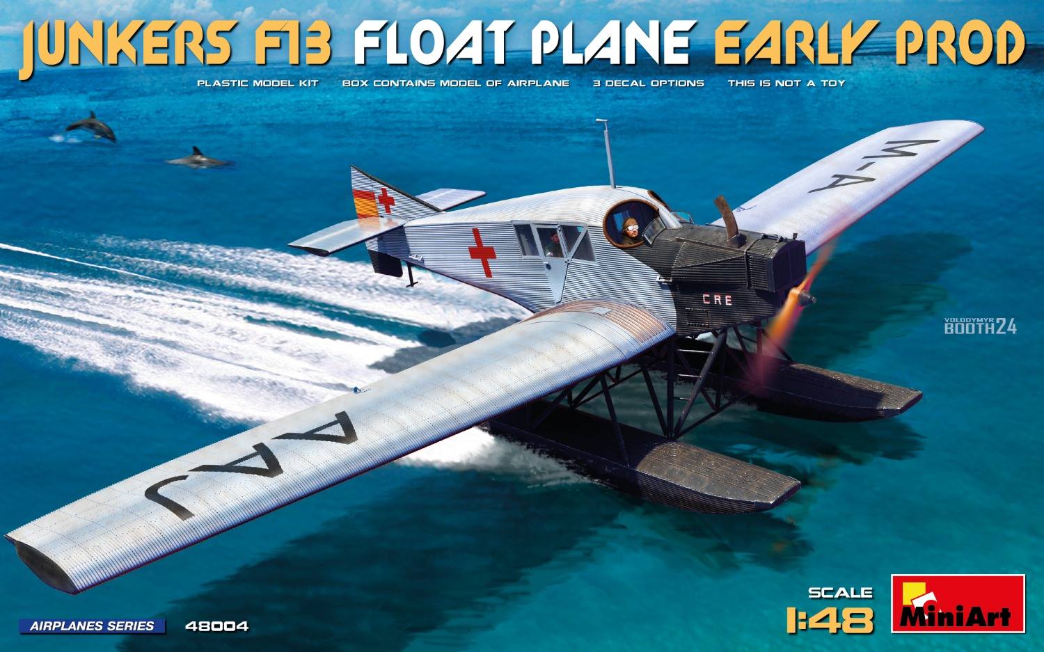 MINIART 48004 JUNKERS F13 FLOAT PLANE EARLY PRODUCTION Aircraft Model Kits