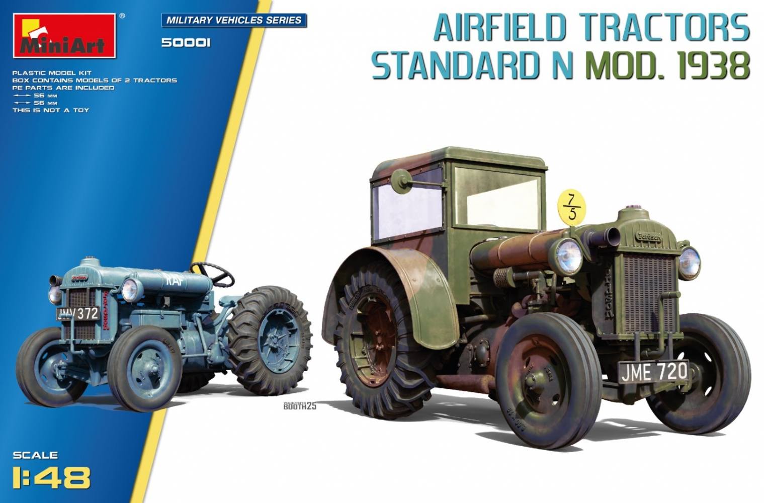 MINIART 50001 AIRFIELD TRACTORS STANDARD N MOD. 1938 Military Model Kits