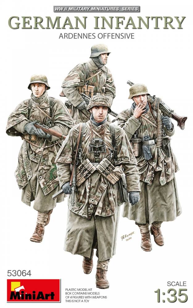 MINIART 53064 GERMAN INFAANTRY ARDENNES OFFENSIVE Model Figures