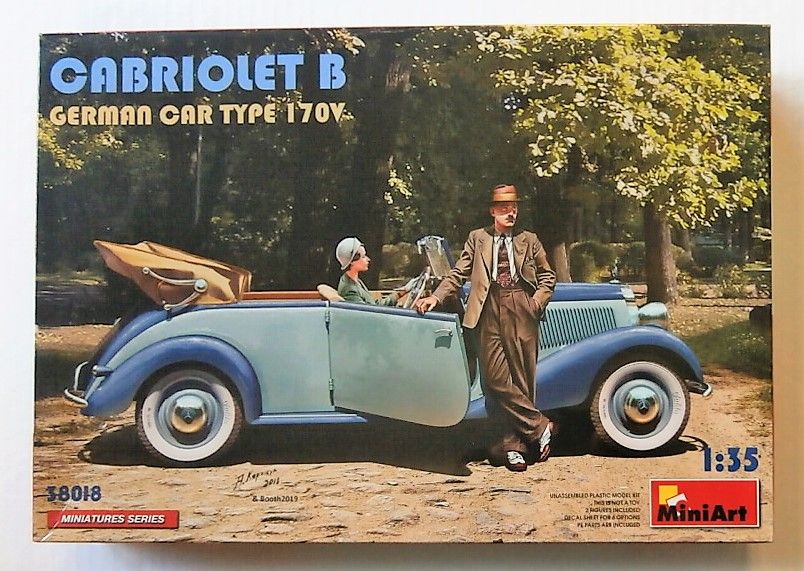 Miniart 1/35 Cabriolet B German Car Type 170V # 38018