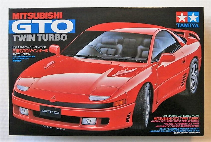 TAMIYA 24108 Mitsubishi GTO Twin Turbo 1:24 Car Model Kit