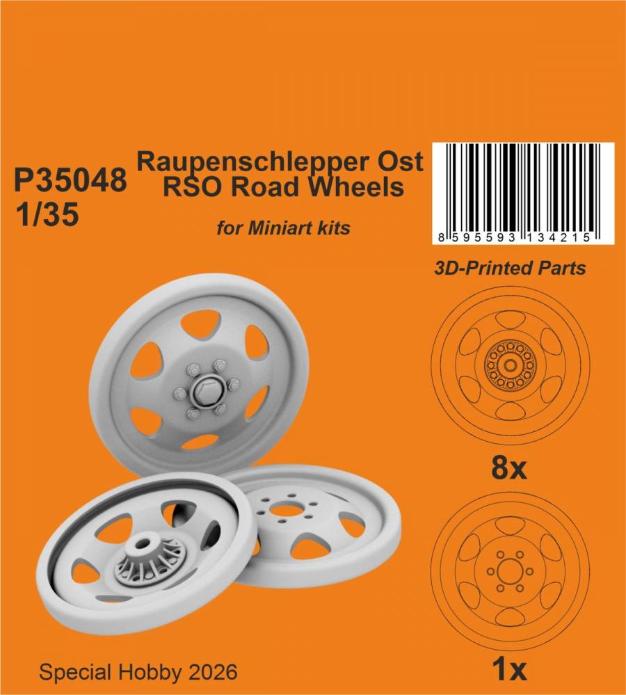 CMK P35048 RAUPENSCHLEPPER OST RSO ROAD WHEELS Conversion Sets