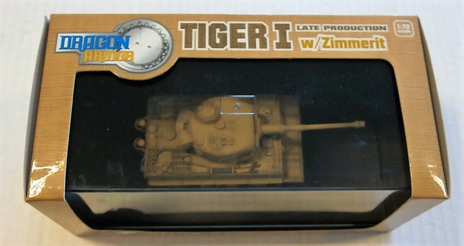 DRAGON  60022 TIGER I LATE PRODUCTION W/ZIMMERIT Military-Diecast Model Kits