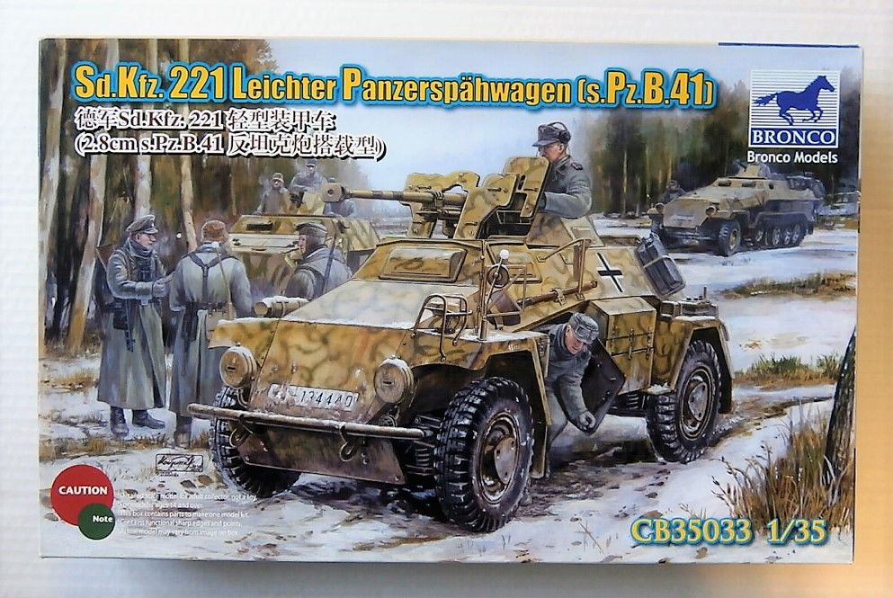 German Le.Pz.Sp.Wg. (Sd.Kfz. 221) Leichter Panzerspähwagen (late) Hobby