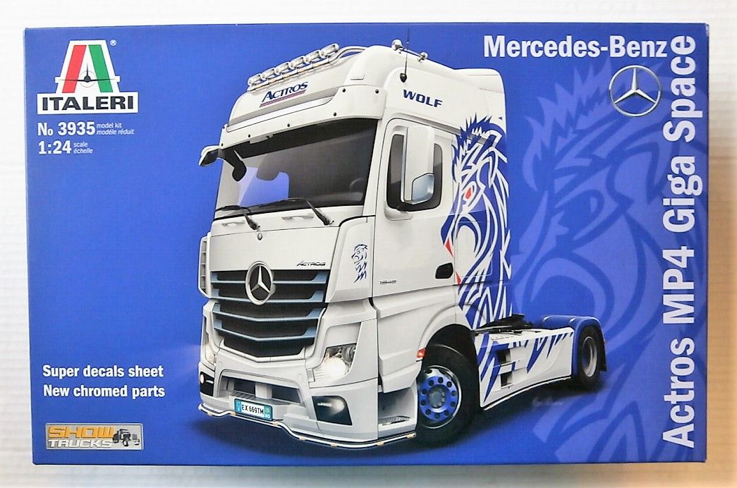 Modellino Mercedes Actros Mp4 Gigaspace 1:24 - Kit Da Montare Per Appassionati Camion Gigaspace 1:24 - Foto 2