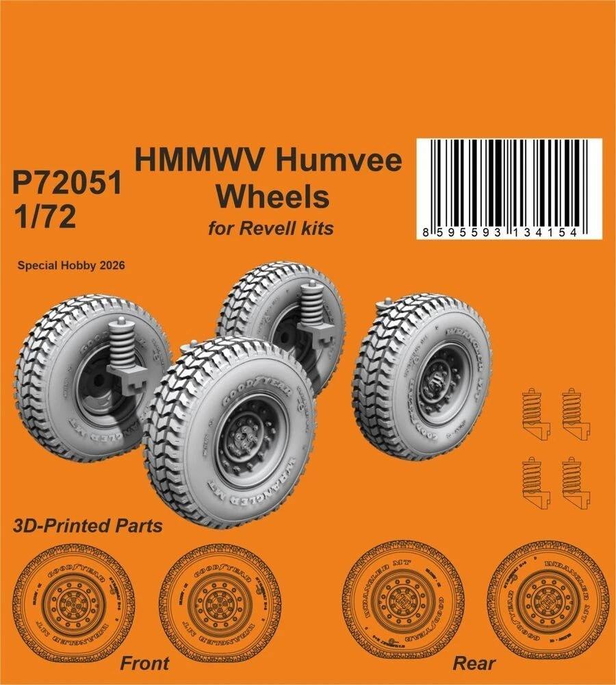 CMK P72051 HMMWV HUMVEE WHEELS Conversion Sets