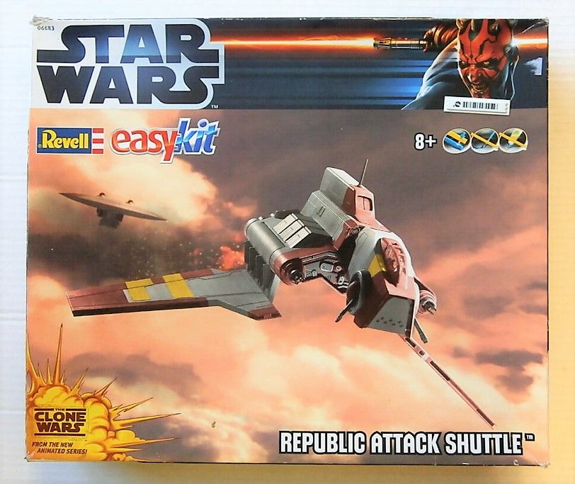 Revell Easykit Clone Wars 06683 Republic Attack Shuttle Maquette 