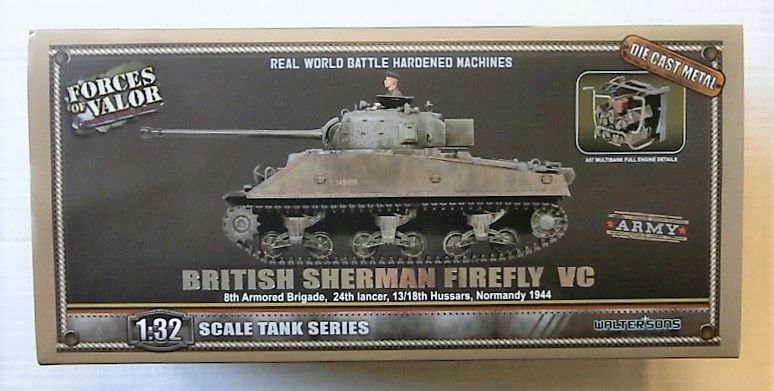 ForcesofValor 801036A 1:32 BRITISH SHERMAN FIREFLY VC 8th Armored Brigade 