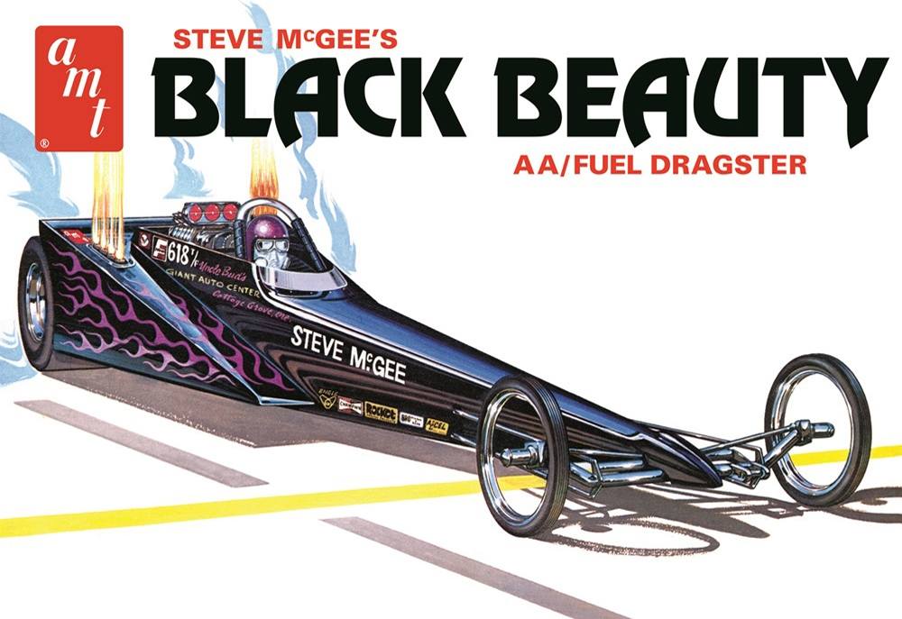 AMT 1214 STEVE MCGEES BLACK BEAUTY AA/FUEL DRAGSTER SPECIAL OFFER PRICE Cars, Motorbikes & Trucks Model kits