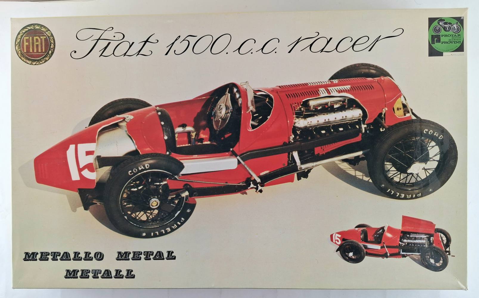 PROTAR 161 FIAT 806 1500.C.C. RACER Cars, Motorbikes & Trucks Model kits