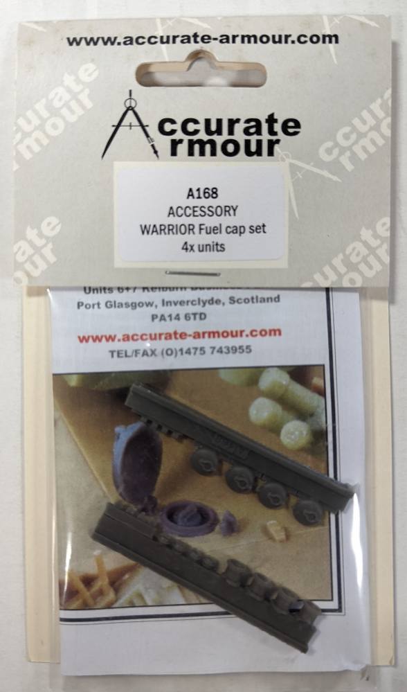 ACCURATE ARMOUR A168 ACCESSORY WARRIOR FUEL CAP SET Conversion Sets