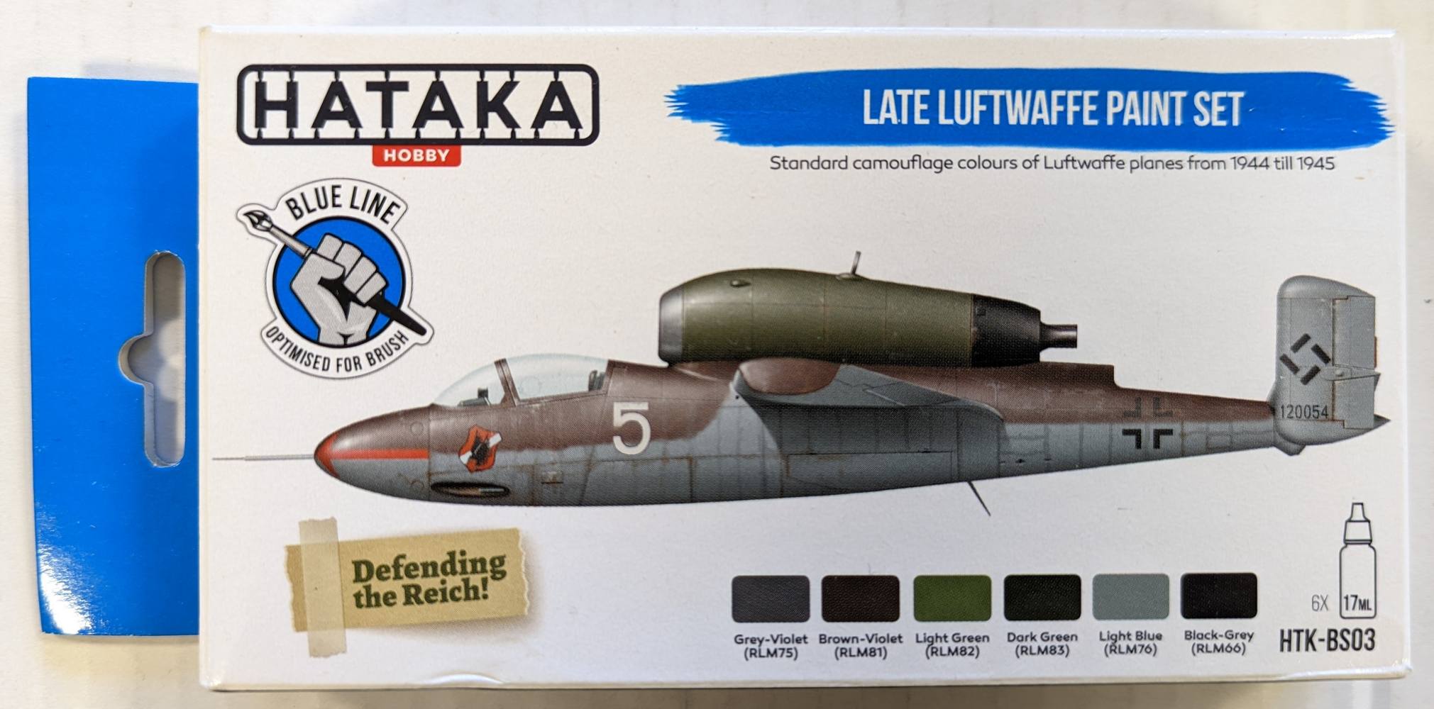 HATAKA HOBBY BS03 LATE LUFTWAFFE PAINT SET Paint & Accessories