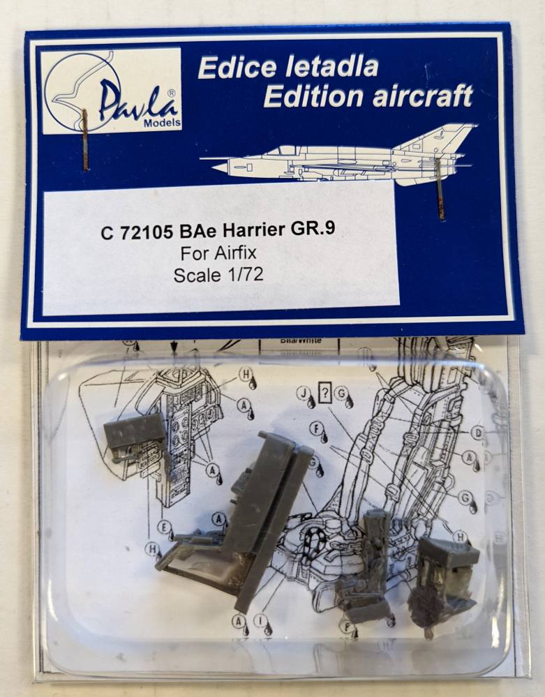 PAVLA  72105 BAe HARRIER GR.9 FOR AIRFIX KIT  Conversion Sets