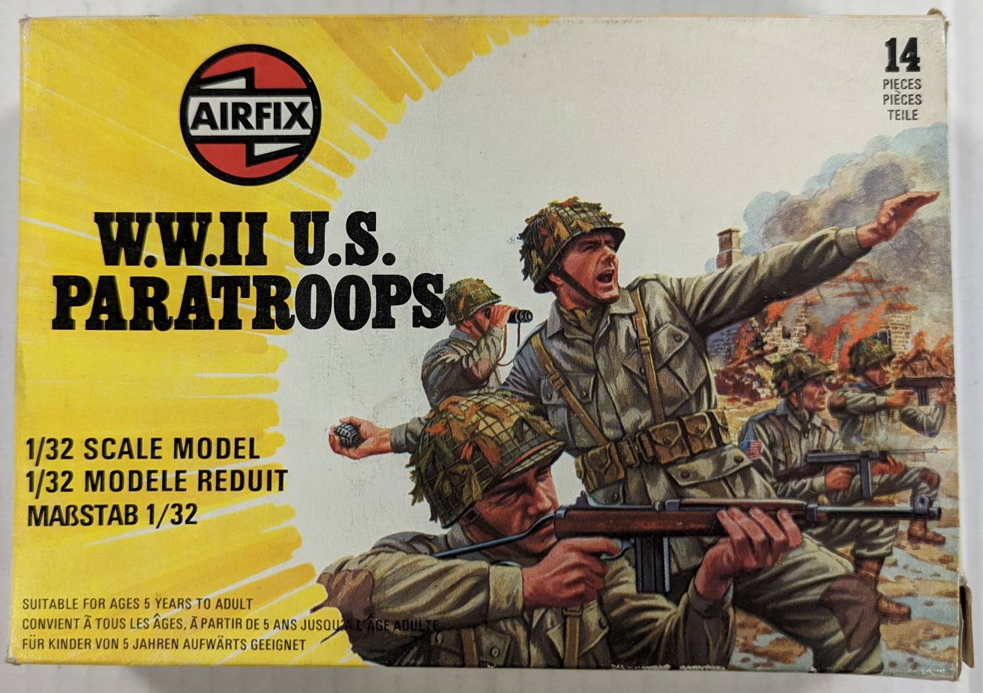 AIRFIX 51564 WWII U.S. PARATROOPS Model Figures