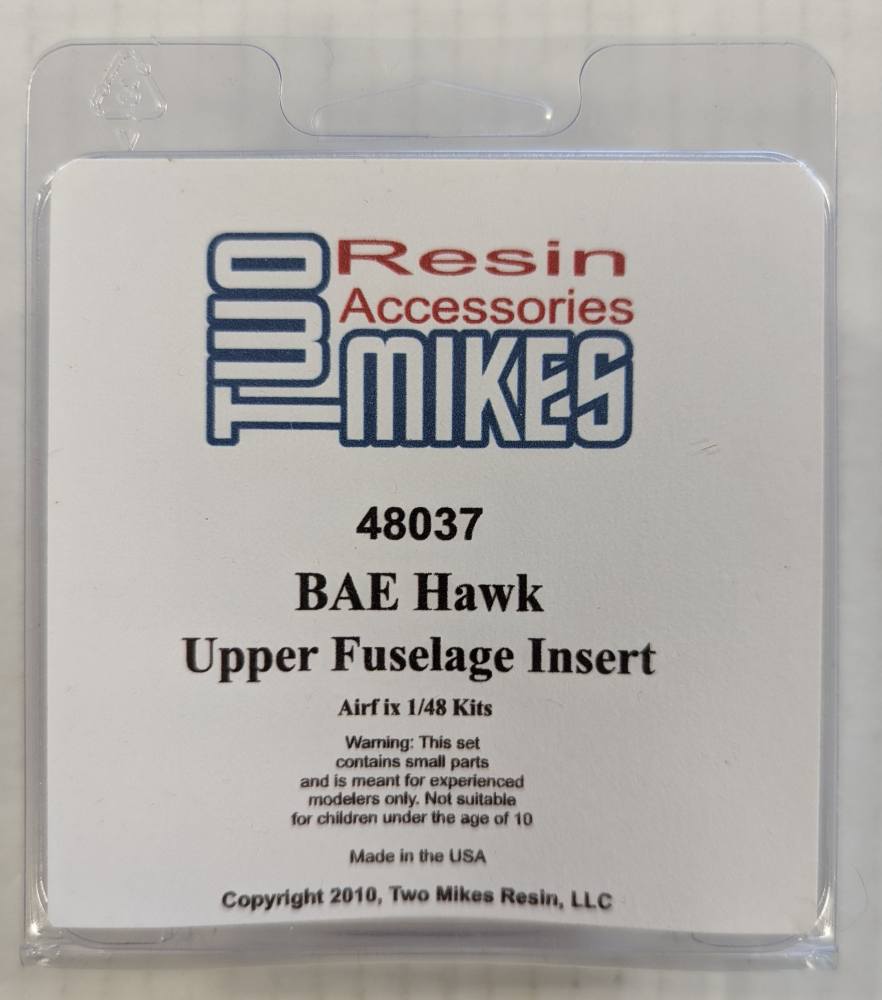 TWO MIKES 48037 BAE HAWK UPPER FUSELAGE INSERT FOR AIRFIX Conversion Sets