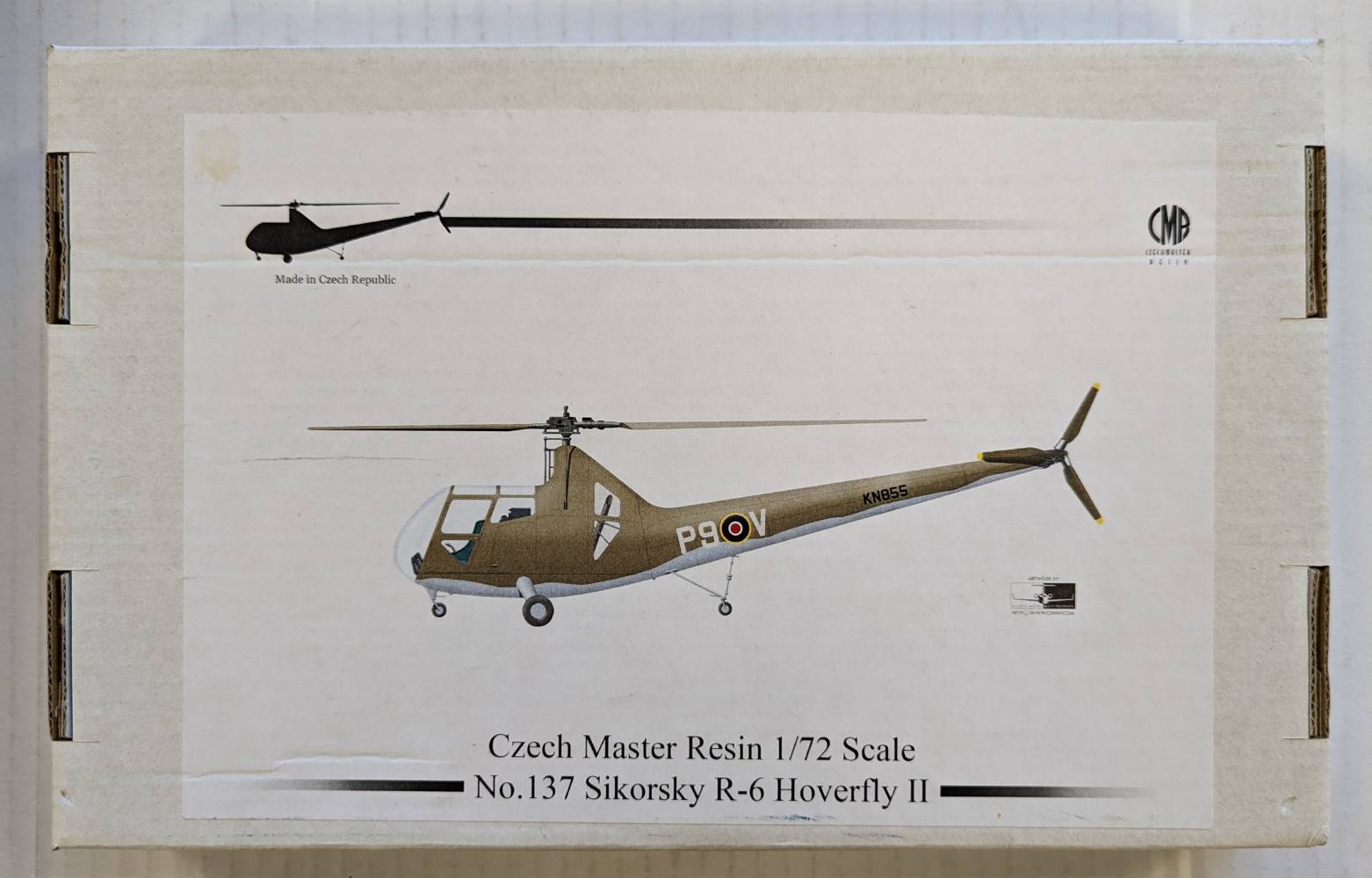 CZECH MASTER RESIN 137 SIKORSKY R-6 HOVERFLY II Aircraft Model Kits