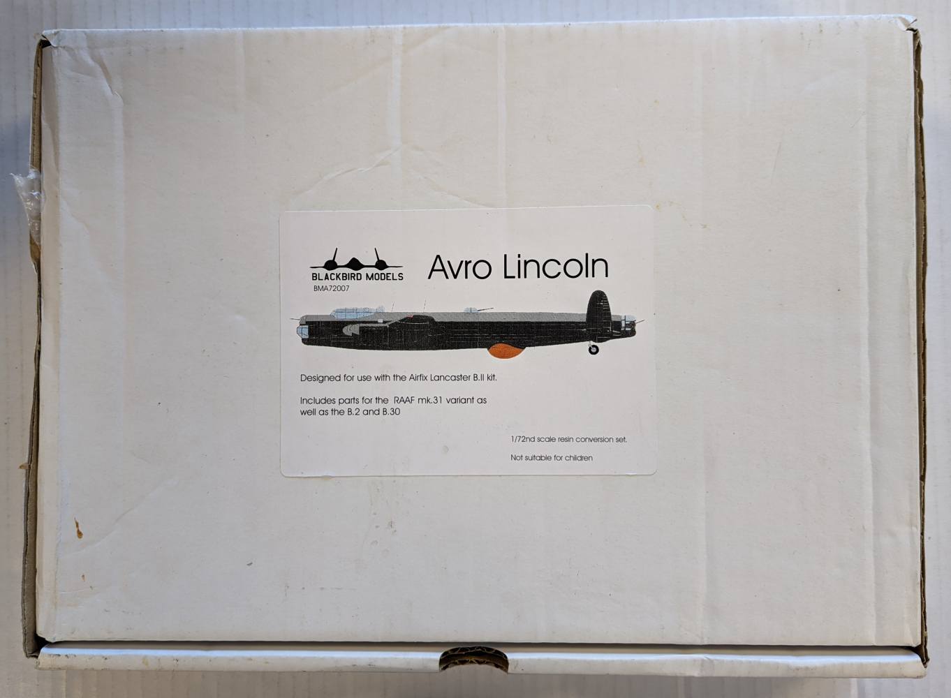 BLACKBIRD MODELS 72007 AVRO LINCOLN conversion Aircraft Model Kits