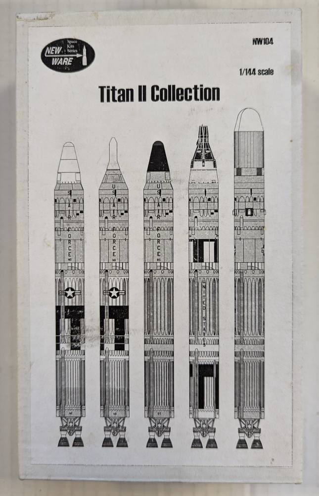 NEW WARE NW104 TITAN II COLLECTION Space Model kits