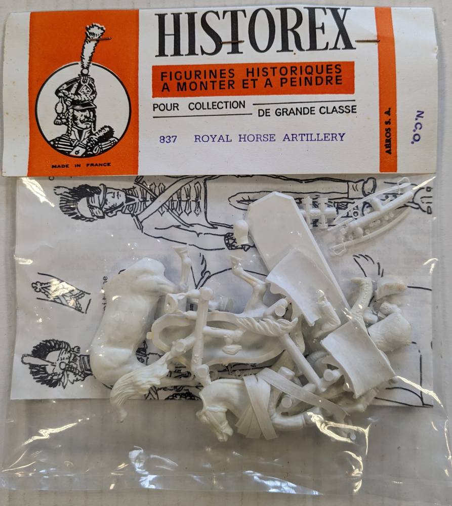 HISTOREX 837 ROYAL HORSE ARTILLERY N.C.O. HI10 Model Figures