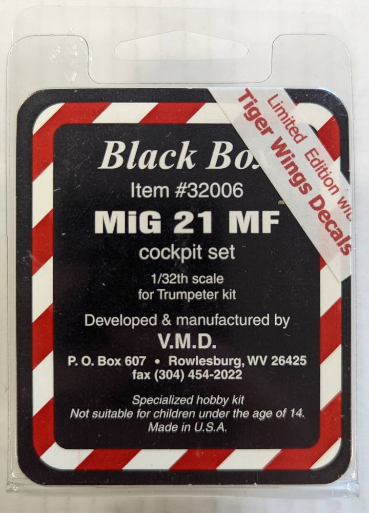 BLACK BOX  32006 MIG 21 MF COCKPIT SET Conversion Sets