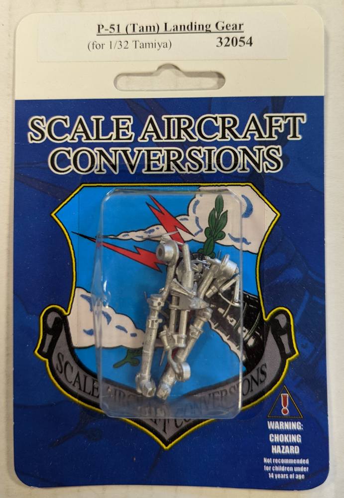 SCALE AIRCRAFT CONVERSIONS   32054 P-51 LANDING GEAR FOR TAMIYA  Conversion Sets