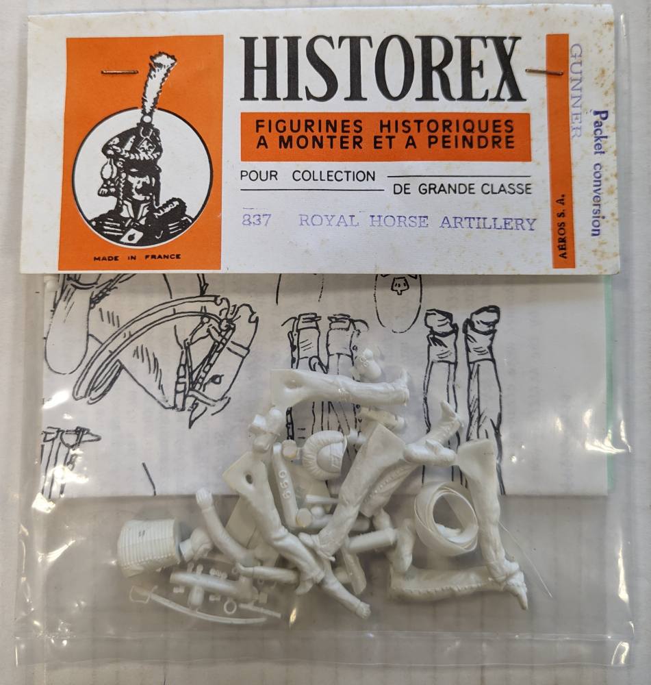 HISTOREX 837 ROYAL HORSE ARTILLERY GUNNER HI76 Model Figures
