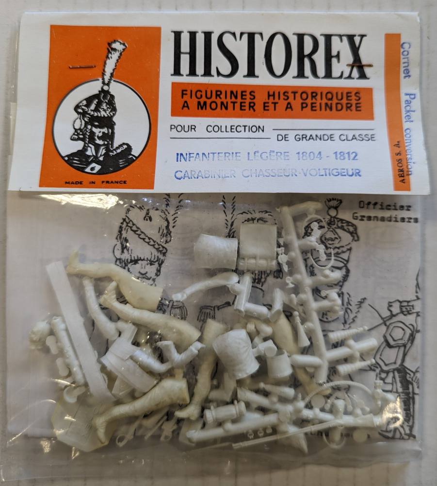 HISTOREX INFANTERIE LEGERE 1804-1812 CARABINIER CHASSEUR VOLTIGEUR CORNET HI95 Model Figures