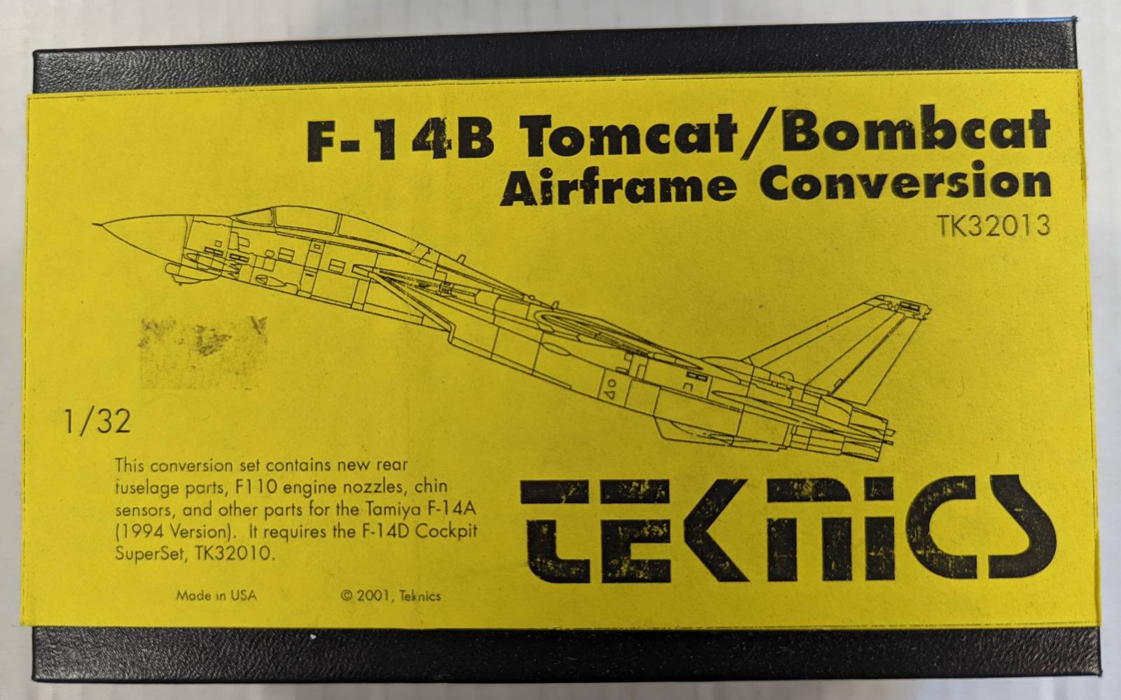 TEKNICS  32013 F-14B TOMCAT/BOMBCAT AIRFRAME CONVERSION  Conversion Sets