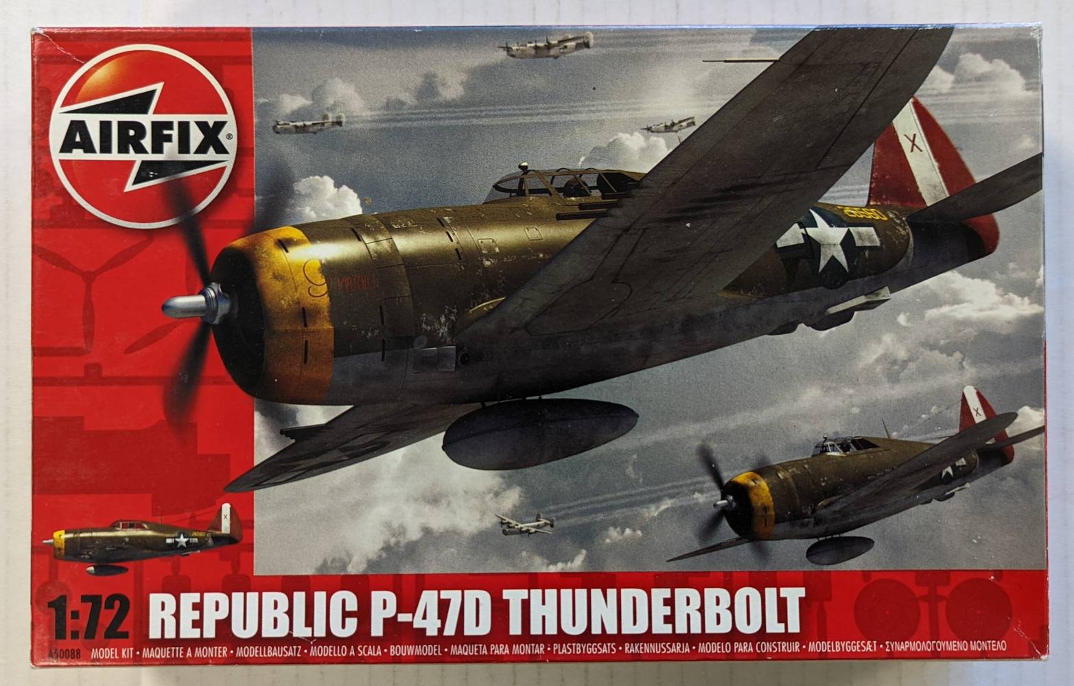 AIRFIX 50088 REPUBLIC P-47D THUNDERBOLT NO PAINTS ETC Aircraft Model Kits