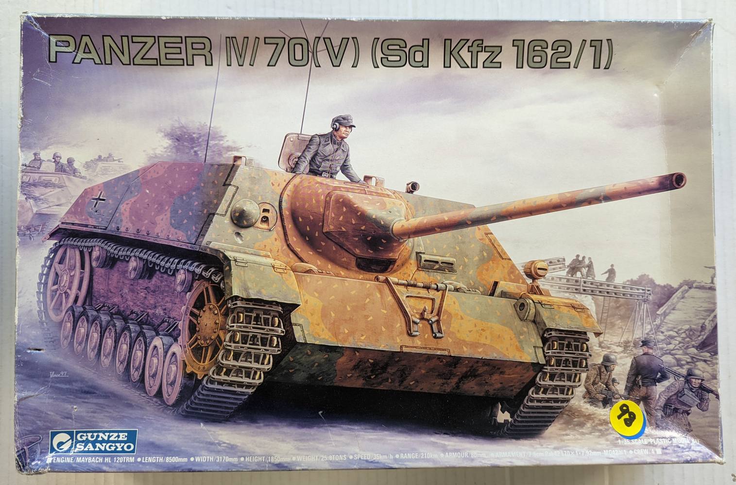 GUNZE SANGYO Military Model Kits 779 PANZER IV/70 V