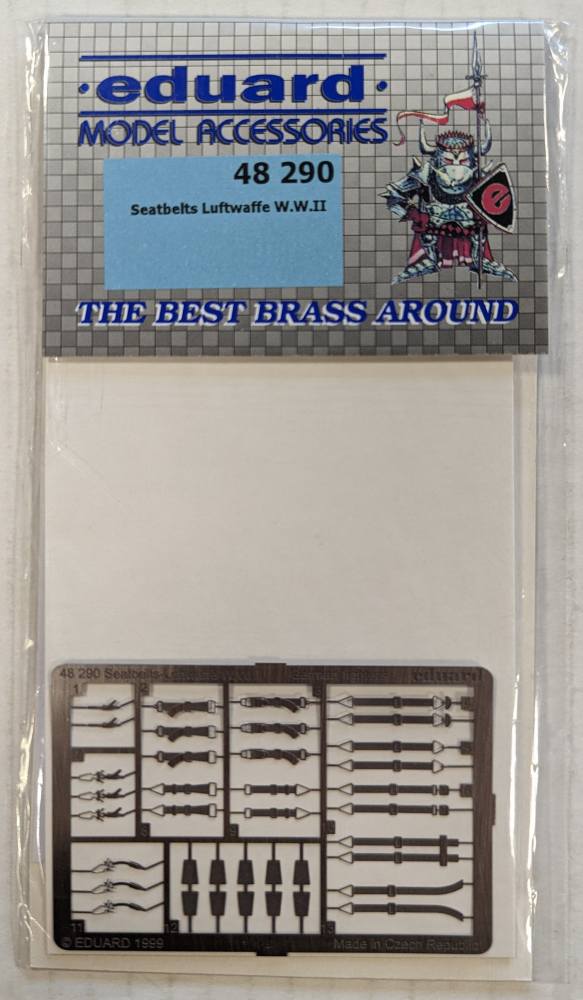 EDUARD 48290 SEATBELTS LUFTWAFFE WWII Conversion Sets