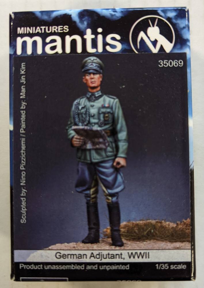 MANTIS MINIATURES 35069 GERMAN ADJUTANT WWII Model Figures