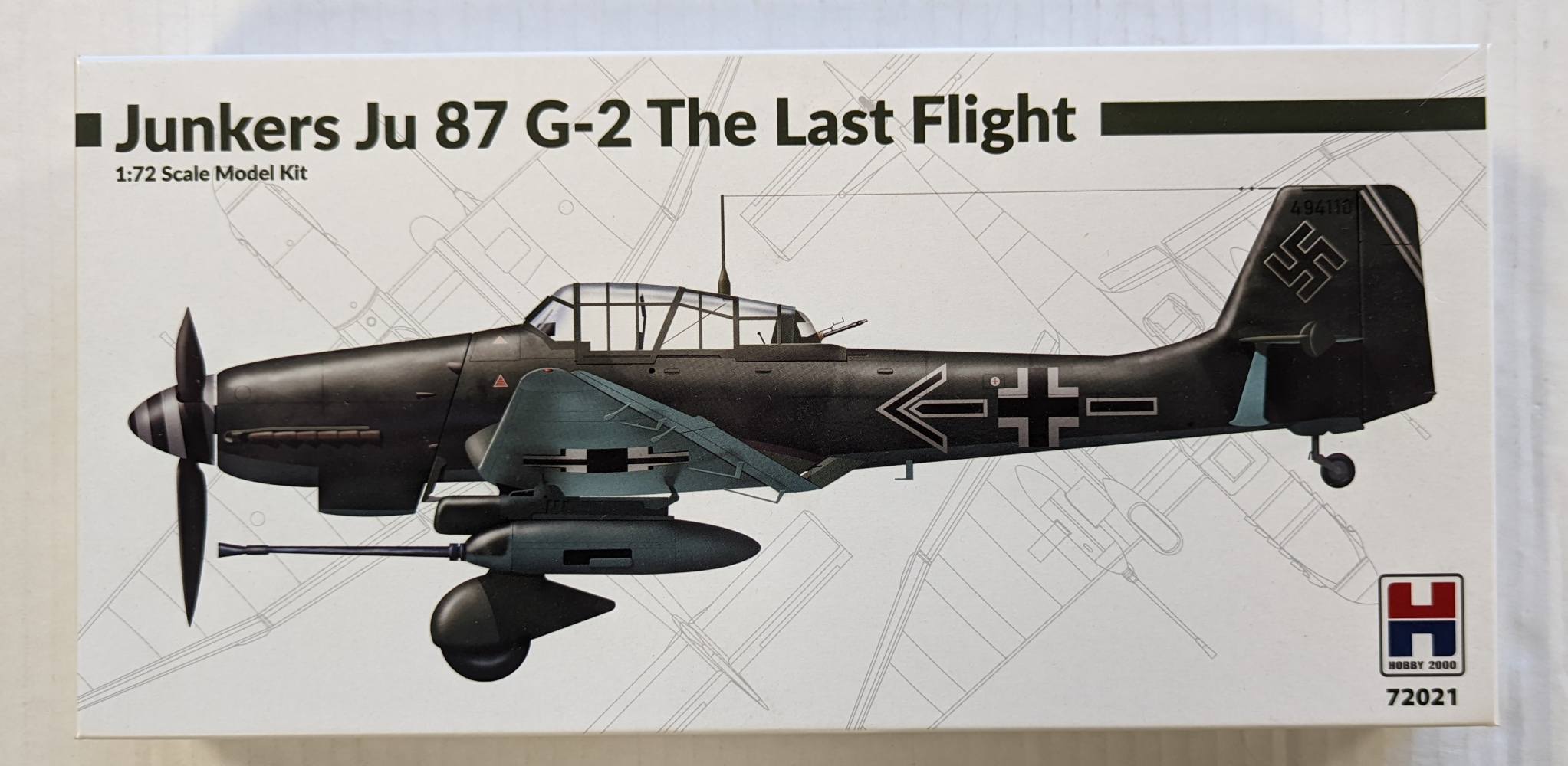 HOBBY 2000 72021 JUNKERS JU 87 G-2 THE LAST FLIGHT Aircraft Model Kits