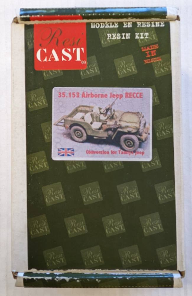RESICAST 35153 AIRBORNE JEEP RECCE CONVERSION FOR TAMIYA Military Model Kits