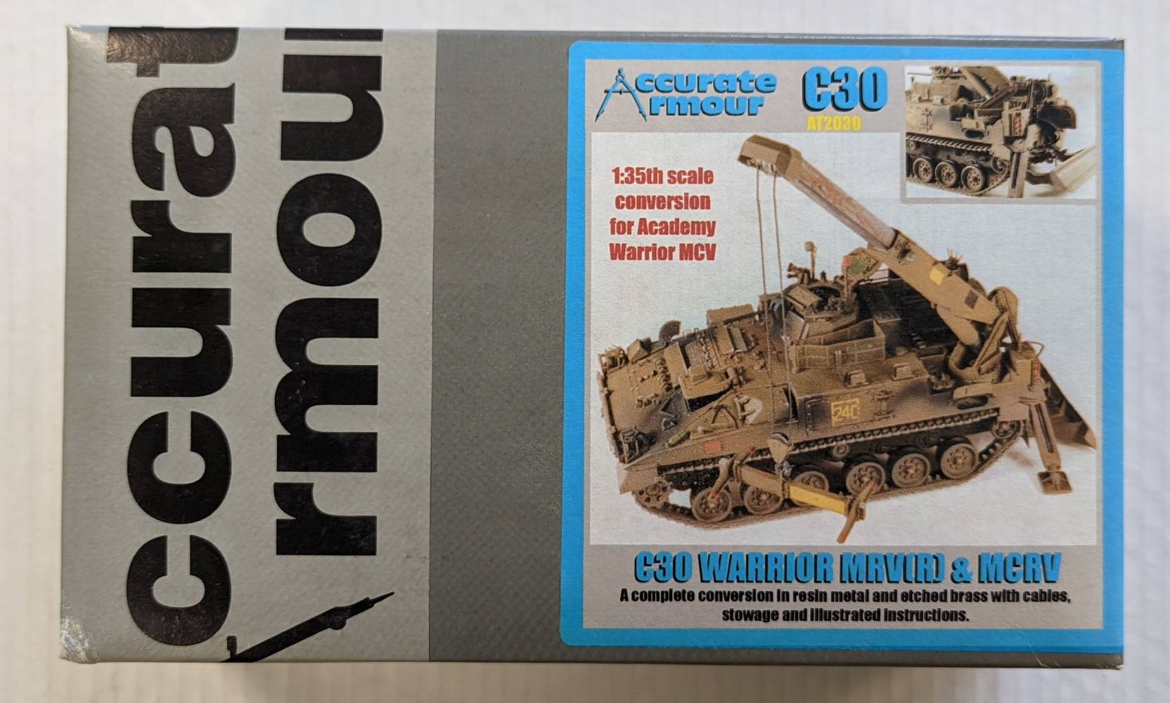 ACCURATE ARMOUR 2030 C30 WARRIOR MRV R MCRV CONVERSION SET Military Model Kits