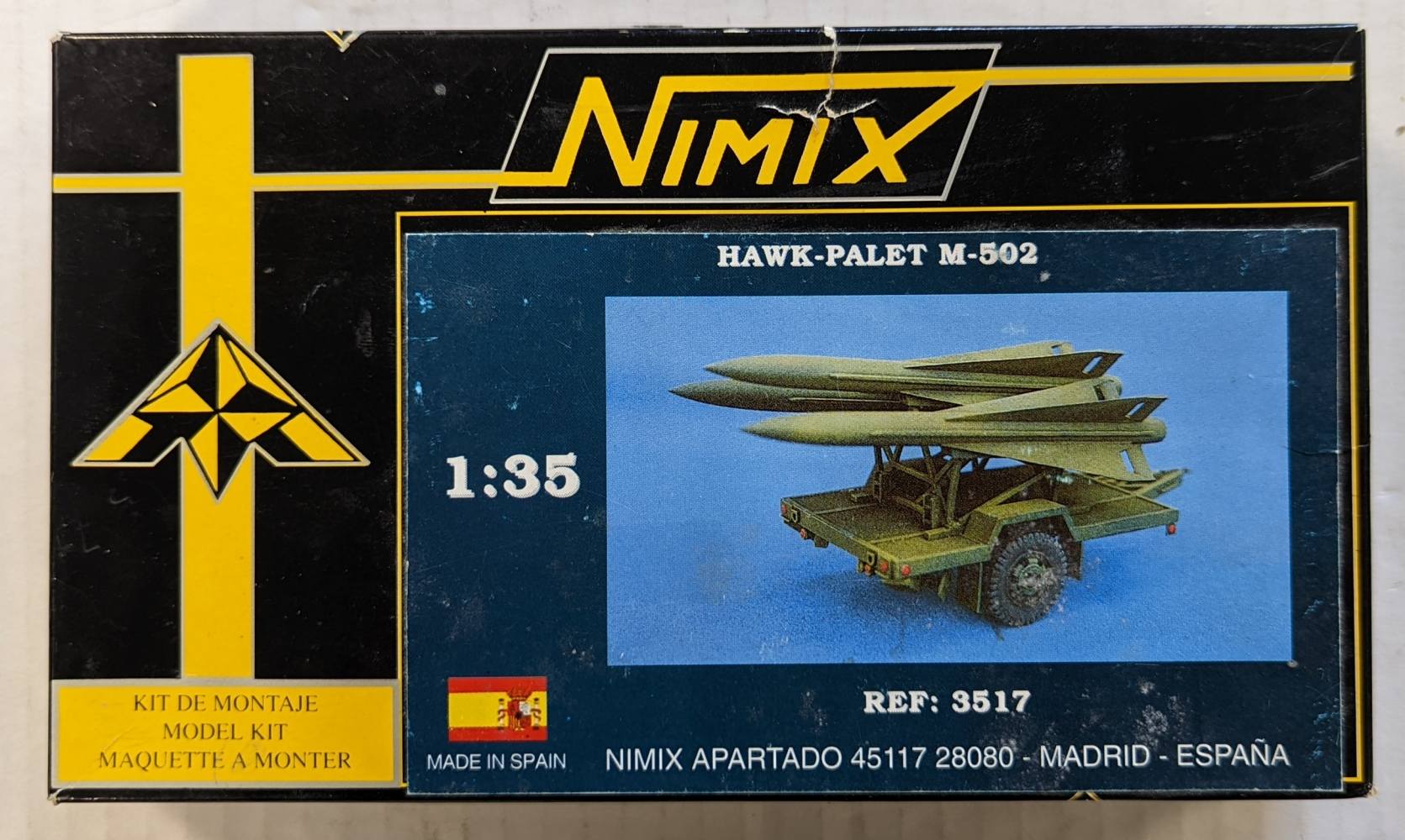 NIMIX 3517 HAWK PALET M-502 Military Model Kits