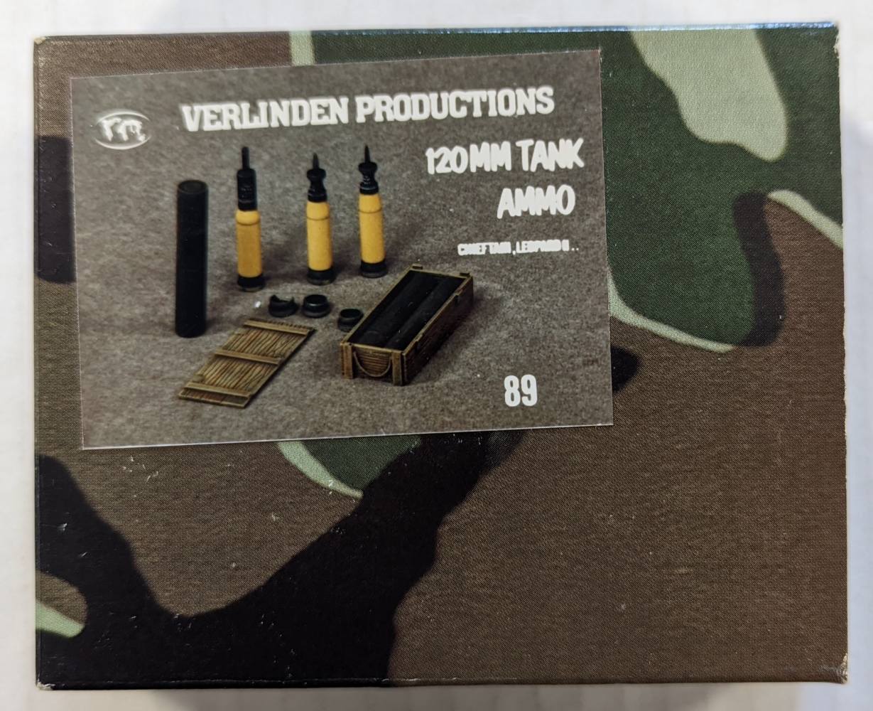 VERLINDEN PRODUCTIONS 89 120MM TANK AMMO CHIEFTAIN LEOPARD Military Model Kits