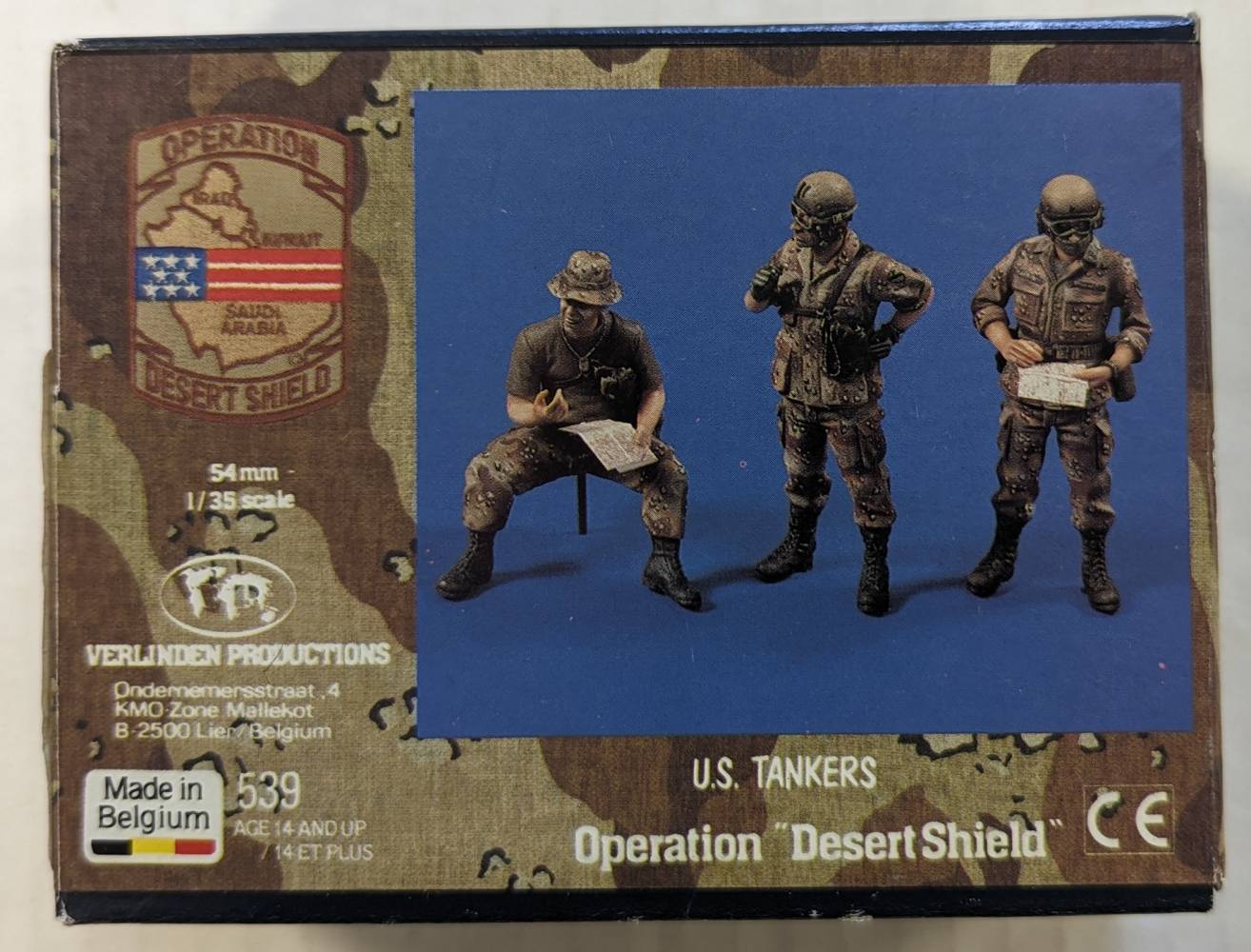 VERLINDEN PRODUCTIONS 539 U.S TANKERS OPERATION DESERT SHIELD Military Model Kits