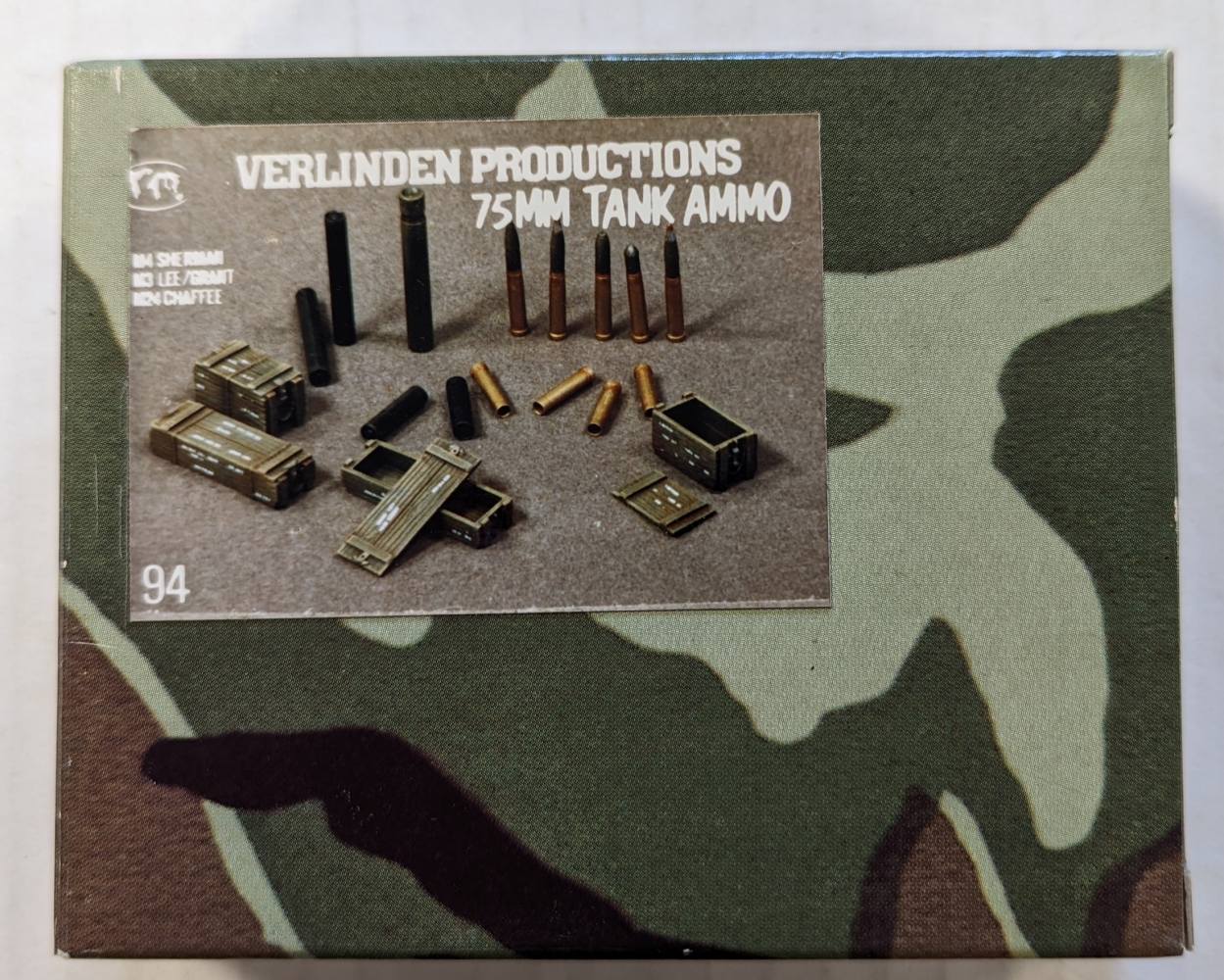VERLINDEN PRODUCTIONS 193 75 MM HOWITZER AMMUNITION Military Model Kits